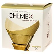 Chemex Papierfilter für 6-10 Tassen - quadratisch - natur - 100 Stück - Kaffeefilter