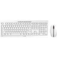 CHERRY STREAM DESKTOP RECHARGE White-Grey - UK - Keyboard and Mouse Set