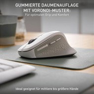CHERRY Stream Mouse Comfort, White - Mouse