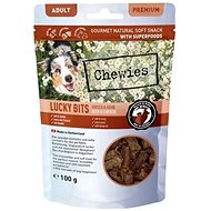 Chewies Lucky Bits jelen a kuře 100 g - Dog Treats