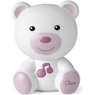 CHICCO Night Light Musical Teddy Bear Pink 0m+ - Light Projector