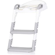CHIPOLINO Kiddy Grey, with ladder - Children's toilet training seat