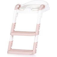 CHIPOLINO Kiddy Pink, with ladder - Children's toilet training seat