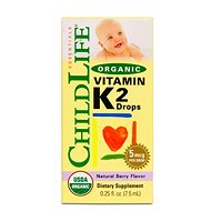 ChildLife Organický vitamín K2, 75ml - Vitamin K2