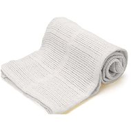 Kaptan Cotton cellular blanket 180 × 230cm, white - Blanket