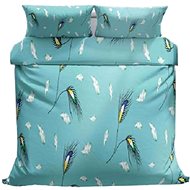 Kaptan cotton bed linen Peacock feather - Bed Linen