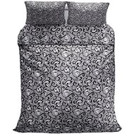 Kaptan crepe bed linen Grey Orient - Bed Linen
