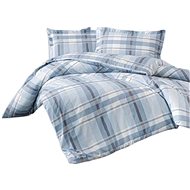 Kaptan cotton bed linen Káro blue - Bed Linen