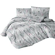 Kaptan cotton bed linen Butterfly grey - Bed Linen