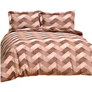 Kaptan bavlněné povlečení Ondra hnědý - Bed Linen