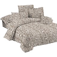 Kaptan cotton bed linen Ornament brown - Bed Linen