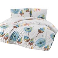 Kaptan cotton bed linen Peacock eye blue - Bed Linen