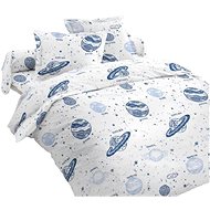 Kaptan bavlněné povlečení Vesmír bílý - Bed Linen