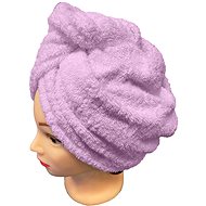 Kaptan Quick drying terry hair turban, purple lilac - Turban