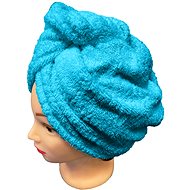 Kaptan Quick-drying terry hair turban, turquoise - Turban