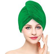 Kaptan Quick-drying terry hair turban, green - Turban
