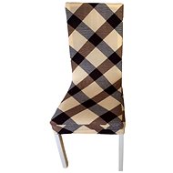 Kaptan Chair cover - brown checkered - Chair Cover