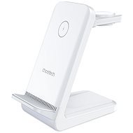 Choetech 15W 4-in-1 Wireless Charger stand for Iwatch and Samsung watch (white) - Töltőállvány