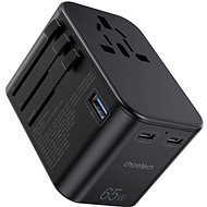 ChoeTech PD65W 2C+A Travel Travel Wall Charger - Utazó adapter