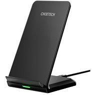 ChoeTech Wireless Fast Charger Stand 10W Black - Kabelloses Ladegerät