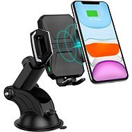 Choetech 15W Car Holder Wireless Fast Charger Black - Car Charger