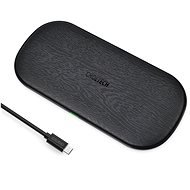 ChoeTech 5-Coils Dual Wireless Fast Charger Pad 10W Black - Kabelloses Ladegerät