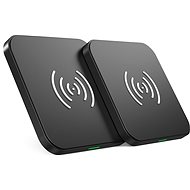 Choetech 2x Wireless Fast Charger 10W Black + 2x Cable 1,2m Pack - Wireless Charger