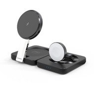 Choetech 15W QI2 Certified 3-in-1 Foldable Magnetic wireless charger - Wireless Charger