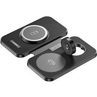 Choetech 3-in-1 Magnetic Wireless Charger Black - MagSafe kabelloses Ladegerät