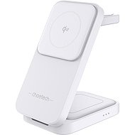 Choetech 15W 3-in-1 Qi2 Certified Foldable Magnetic Wireless Charger--white - Wireless Charger