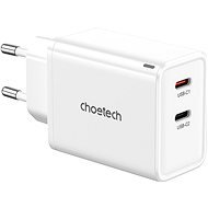 ChoeTech Dual Type-C GaN PD65W Portable Wall Charger - AC Adapter