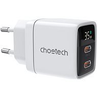 ChoeTech PD35W Dual Type-C GAN PD35W Wall Charger, white - AC Adapter