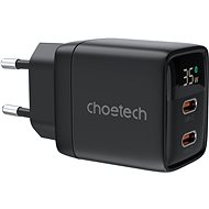 ChoeTech PD35W Dual Type-C GAN PD35W Wall Charger, black - Wall Charger