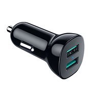 ChoeTech Quick 2x QC3.0 USB-A Car Charger Black - Car Charger