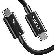 ChoeTech Thunderbolt 4 USB-C 40Gbps Cable 0.8m Black - Adatkábel