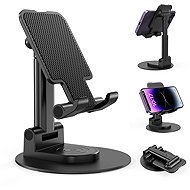 Choetech 360 Degree Rotation Desktop Mobile/ipad stand-Black - Phone holder