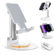 Choetech 360 Degree Rotation Desktop Mobile/ipad stand--white - Phone holder