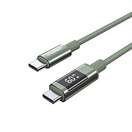 ChoeTech PD60W USB-C to USB-C Digital Display 1.2m Nylon Cable Dark green - Data Cable