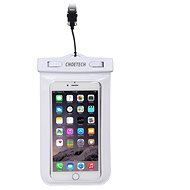 ChoeTech Waterproof Bag for Smartphones White - Puzdro na mobil