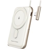 ChoeTech PD20W Magnetic 10000mAh Power Bank With Cable white - Power Bank