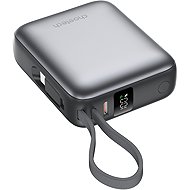 ChoeTech Mini 35W 10000mAh Power Bank with USB-C input/output Cable grey - Power Bank