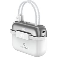 Choetech Mini Bag Digital 10000mAh PD30W Power Bank
with Type-c+L cable Out for Ipad/iphone white - Power Bank