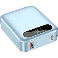 ChoeTech CCC Certified 10000mAh mini Digital Power Bank--blue - Power Bank