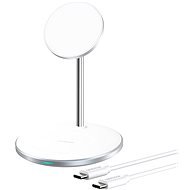 Choetech 2-in-1 Wireless Charger Holder (for iPhone MagSafe + AirPods) White - MagSafe Wireless Charger