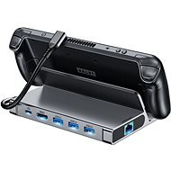 ChoeTech 6-in-1 TYPE-C TO PD+HDMI+USB 3.0A/F×3+RJ45 Steam Deck - Port replikátor