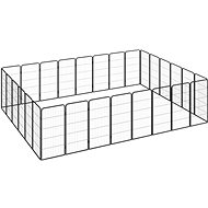 Shumee Dog pen 28 panels 50 × 100 cm black - Dog Playpen