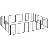 Shumee Dog pen 32 panels 50 × 100 cm black - Dog Playpen