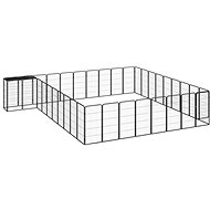Shumee Dog pen 38 panels 50 × 100 cm black - Dog Playpen