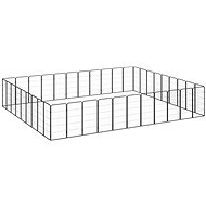 Shumee Dog pen 40 panels 50 × 100 cm black - Dog Playpen