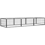 Shumee Dog playpen 8 panels 100 × 50 cm black - Dog Playpen